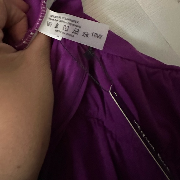 NWT Aqua Eve purple swimsuit - Picture 7 of 7